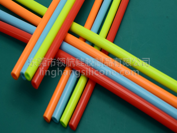 彩色硅胶吸管