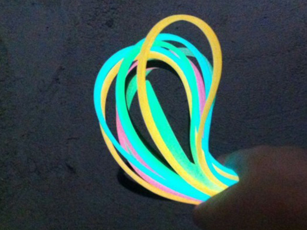 荧光夜光硅胶管条